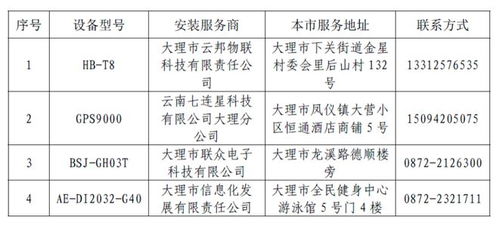 大理市交通運(yùn)輸局關(guān)于發(fā)布第一批小微型租賃客車車載終端設(shè)備型號及設(shè)備安裝服務(wù)商名單的公告